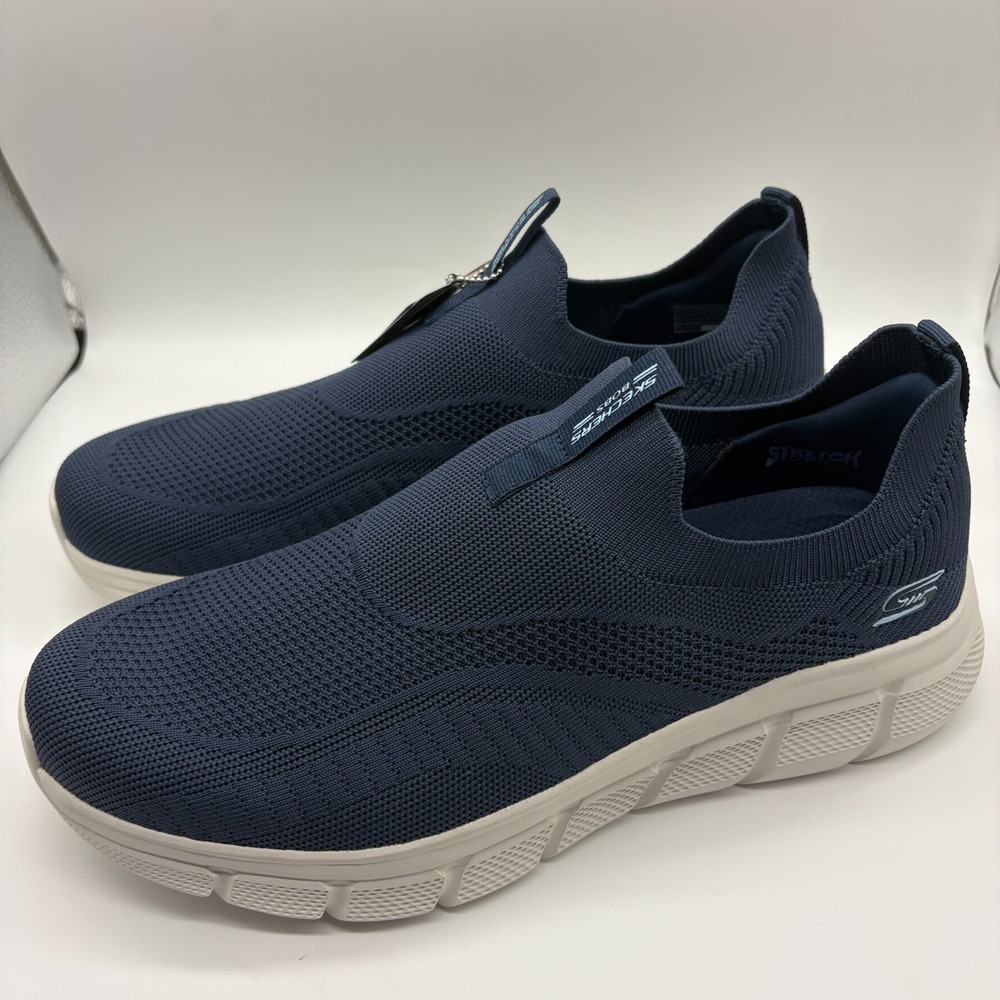 Skechers BOBS Sport B Flex Frigid Edge 118107 Men 12 Casual Shoes Blue Sneakers‎